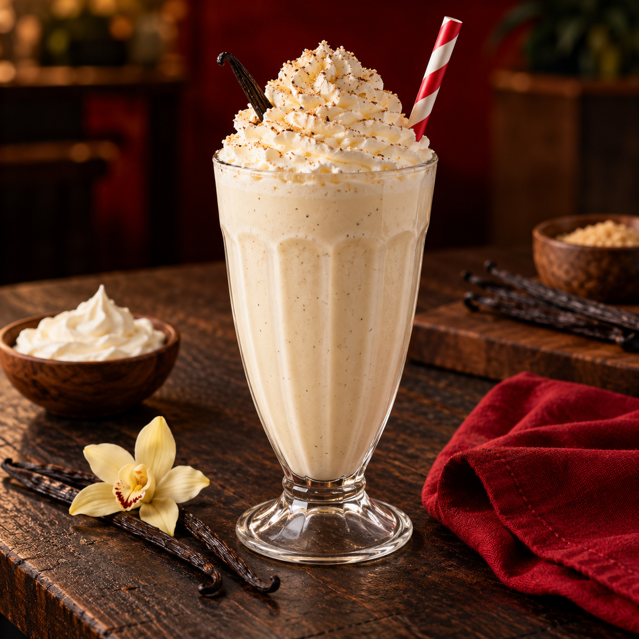 Batido de baunilha